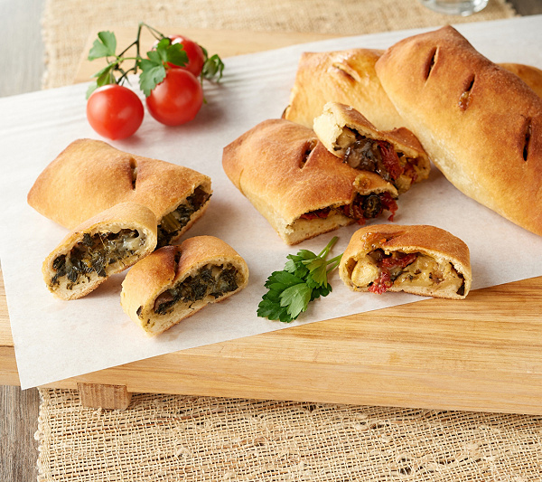 Vegan Veggie or Artichoke Strombolis