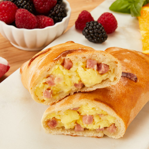 Ham, Egg & Cheese Stromboli