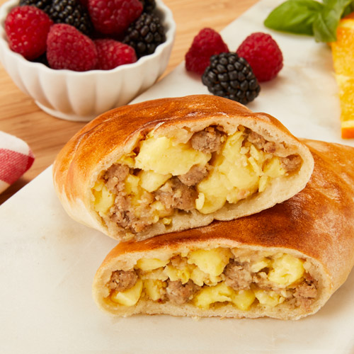 Sausage, Egg & Cheese Stromboli