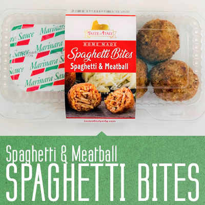 Spaghetti & Meatballs Spaghetti Bites