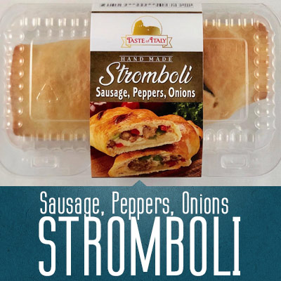 Sausage, Peppers, & Onions Stromboli
